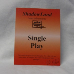 single play gift certificate